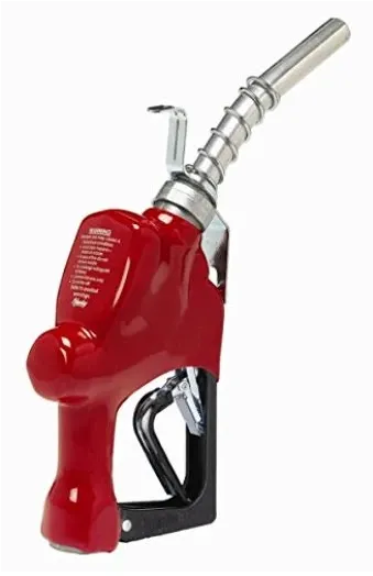 Husky® 1GS 1" Farm Diesel Nozzle, w/ Clip, RED, Non-cULus